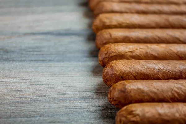 Zigarren Auf Dem Hintergrund — Stockfoto