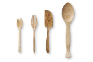 Mutfak eşyaları izole beyaz arka plan üzerinde