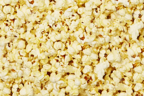 Voll Popcorn Klassisch Gestreifter Box — Stockfoto