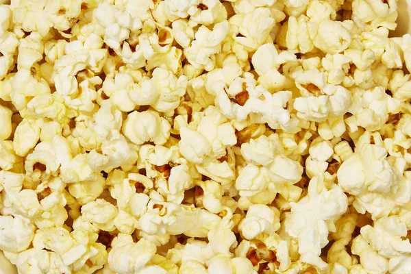 Voll Popcorn Klassisch Gestreifter Box — Stockfoto