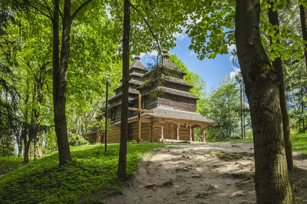 Green Travel Grass Park Nature Outdoor Wooden Wood Old Village — Stock Photo, Image