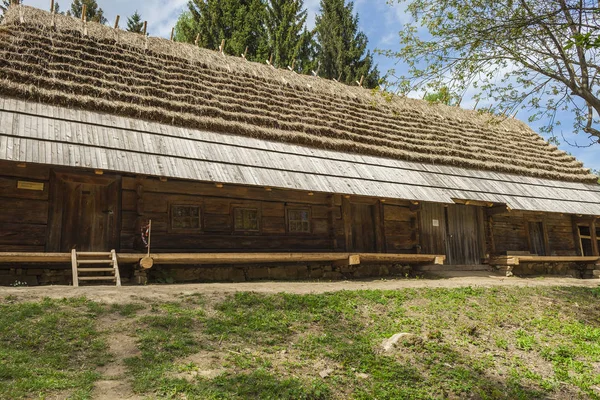 Green Travel Grass Park Nature Outdoor Wooden Wood Old Village — Stock Photo, Image