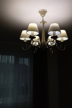 Duvarda modern beyaz lamba, Şık lamba, Duvar Işıkları.