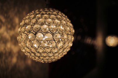 Yellow color background with lighting bulb and blank space for text or object.