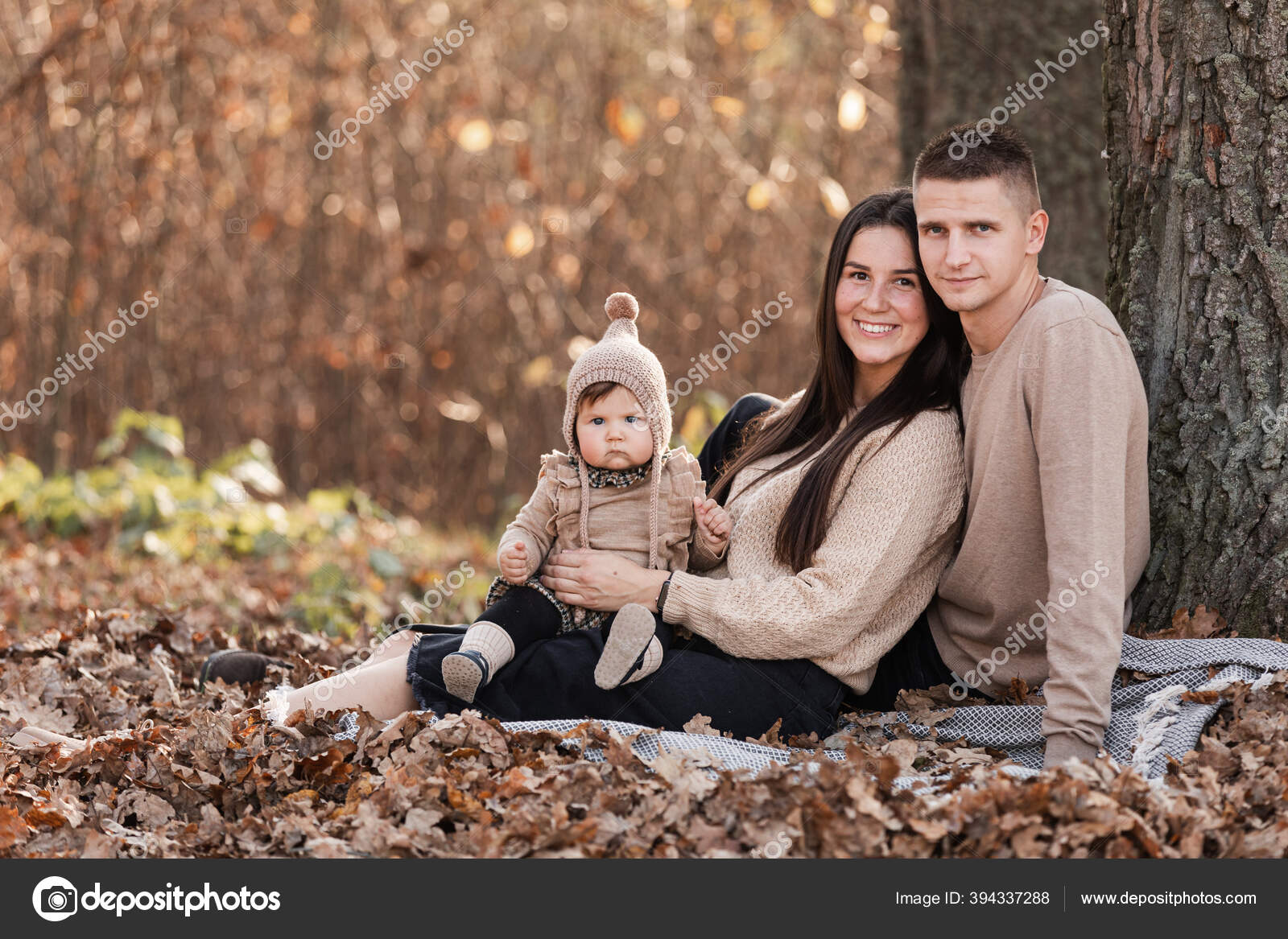 Young Girl And Father