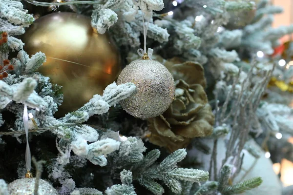 Weihnachten Weihnachtsschmuck Weihnachtsbaum — Stockfoto
