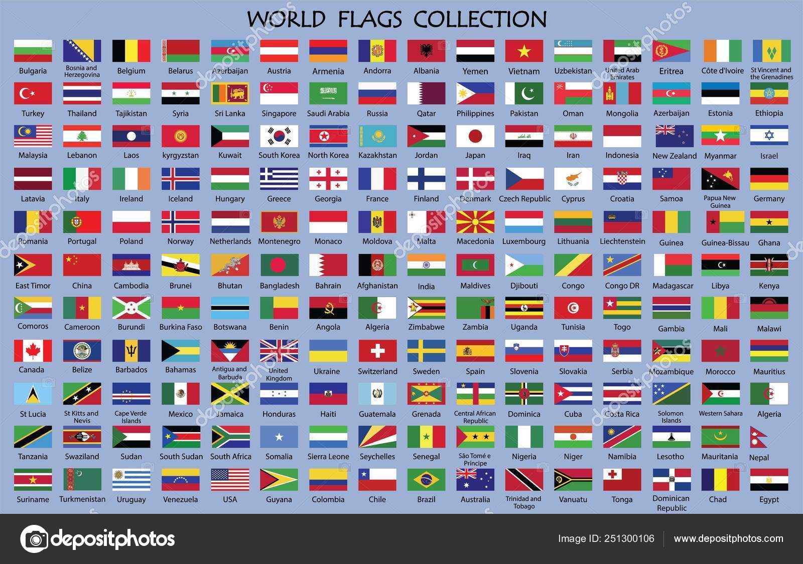 World Flags Images With Names