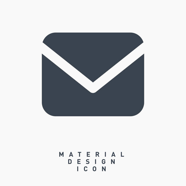 Значок вектора линии дизайна сообщения электронной почты
