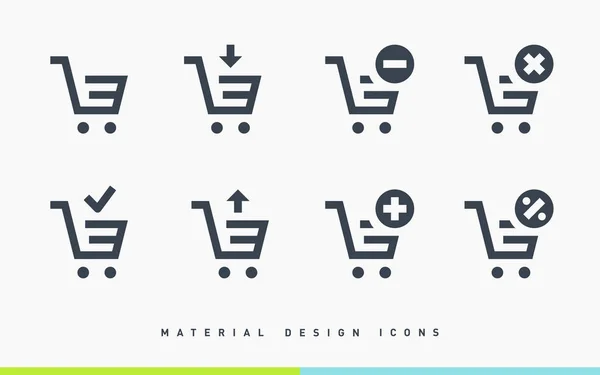 alışveriş sepeti satırı vektör minimalist simgesi