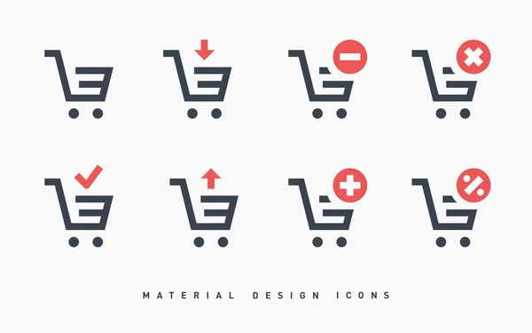 alışveriş sepeti satırı vektör minimalist simgesi