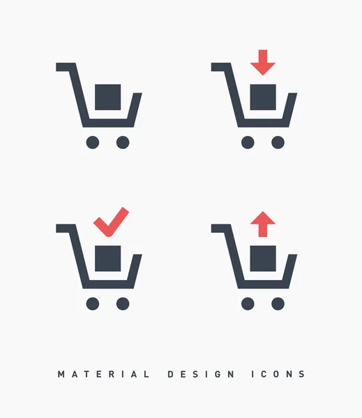 alışveriş sepeti satırı vektör minimalist simgesi