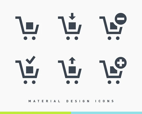 alışveriş sepeti satırı vektör minimalist simgesi