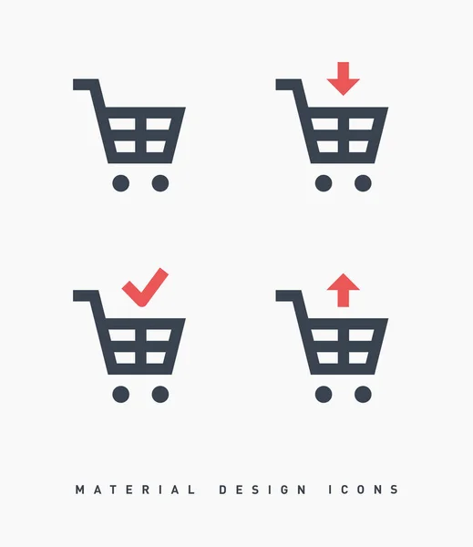 alışveriş sepeti satırı vektör minimalist simgesi