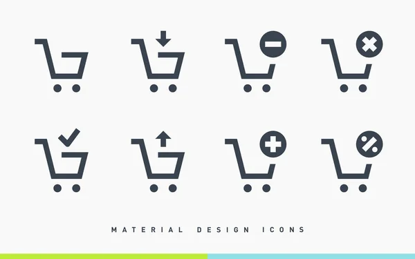alışveriş sepeti satırı vektör minimalist simgesi