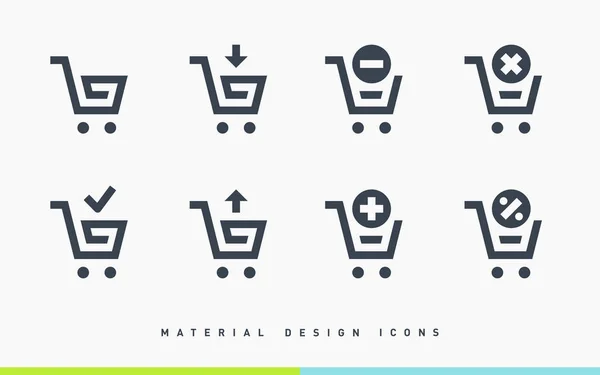 alışveriş sepeti satırı vektör minimalist simgesi