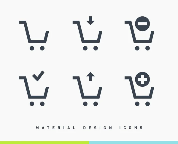 alışveriş sepeti satırı vektör minimalist simgesi