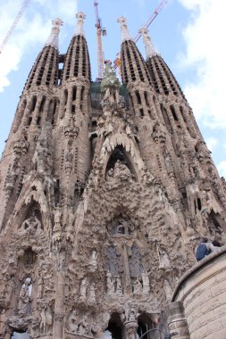Barcelona İspanya Mayıs 2012 Sagrada Familia Kilisesi Katedrali