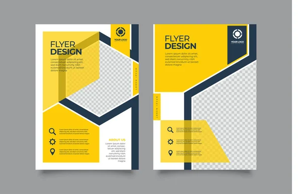 Σχεδιασμός Φορέα Προτύπου Για Έντυπο Ετήσια Έκθεση Περιοδικό Αφίσα Εταιρική — Διανυσματικό Αρχείο