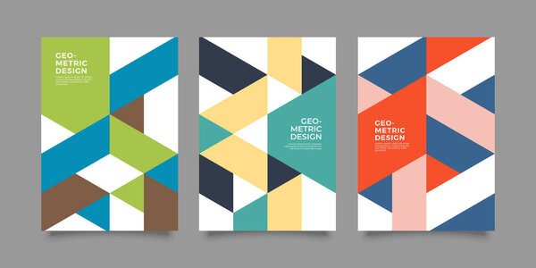 Крышки с минимальным дизайном. Прохладный геометрический фон для вашего дизайна. Применяется для баннеров, игровых карточек, плакатов, листовок, векторов Eps10