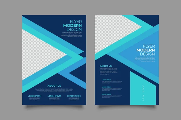 Zakelijke Abstracte Vector Template Brochure Ontwerp Omslag Moderne Lay Out — Stockvector