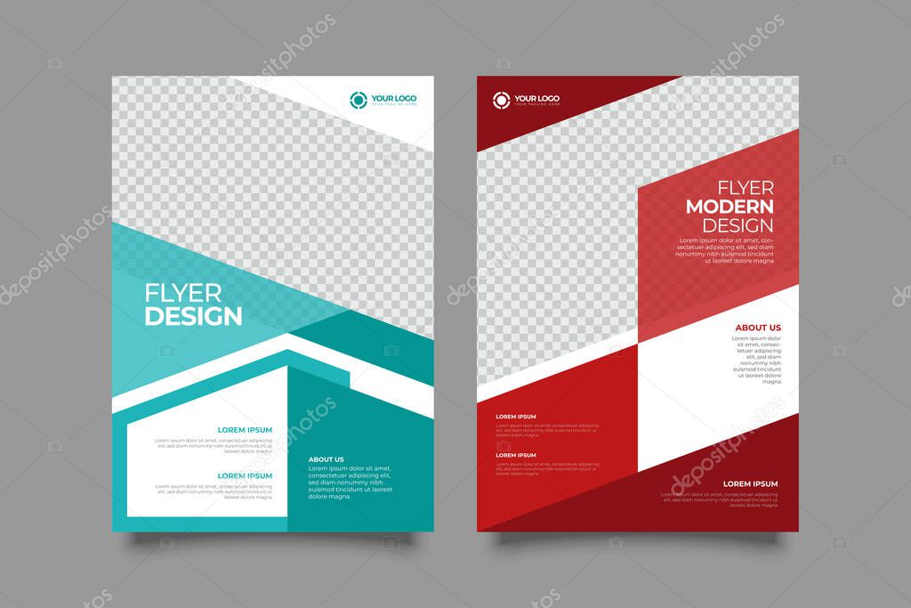 Template vector design for Brochure, AnnualReport, Magazine, Poster, Corporate Presentation, Portfolio, Flyer, infographic, Annual Report Vector illustration