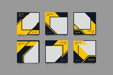 Dijital Pazarlama için Düzenlenebilir Posta Şablonu Sosyal Medya Afişleri. Brand Moda 'nın tanıtımı. Hikayeler. Akıyor.