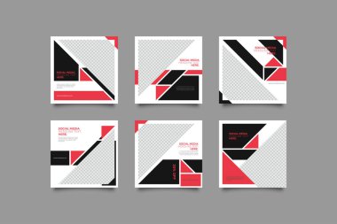 Dijital Pazarlama için Düzenlenebilir Posta Şablonu Sosyal Medya Afişleri. Brand Moda 'nın tanıtımı. Hikayeler. Akıyor.