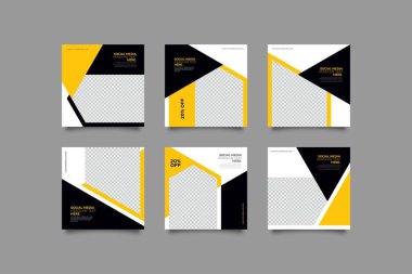 Dijital Pazarlama için Düzenlenebilir Posta Şablonu Sosyal Medya Afişleri. Brand Moda 'nın tanıtımı. Hikayeler. Akıyor.