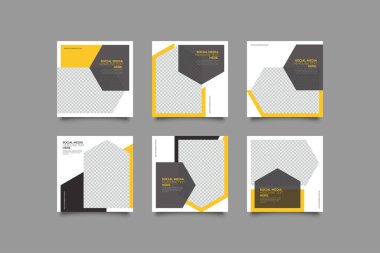 Dijital Pazarlama için Düzenlenebilir Posta Şablonu Sosyal Medya Afişleri. Brand Moda 'nın tanıtımı. Hikayeler. Akıyor.