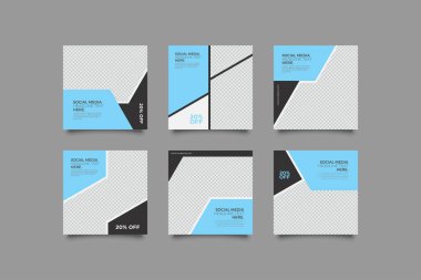 Dijital Pazarlama için Düzenlenebilir Posta Şablonu Sosyal Medya Afişleri. Brand Moda 'nın tanıtımı. Hikayeler. Akıyor.