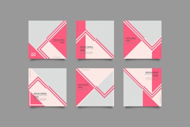 Dijital Pazarlama için Düzenlenebilir Posta Şablonu Sosyal Medya Afişleri. Brand Moda 'nın tanıtımı. Hikayeler. Akıyor.