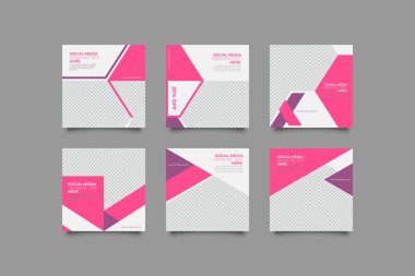 Dijital Pazarlama için Düzenlenebilir Posta Şablonu Sosyal Medya Afişleri. Brand Moda 'nın tanıtımı. Hikayeler. Akıyor.