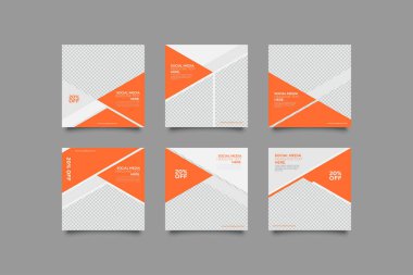 Dijital Pazarlama için Düzenlenebilir Posta Şablonu Sosyal Medya Afişleri. Brand Moda 'nın tanıtımı. Hikayeler. Akıyor.