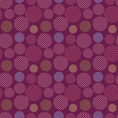 sorunsuz noktalar modern desen. geometri daire renk sorunsuz kumaş örneği. geometrik desen renk örneği vektör çizim