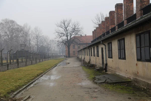Auschwitz Polonia Febrero 2016 Campo Concentración Auschwitz — Foto de Stock