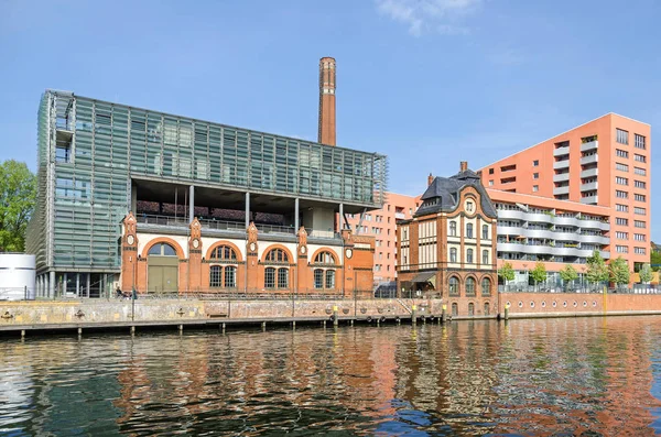 Berlín Alemania Abril 2018 Radialsystem Centro Cultural Eventos Con Edificio — Foto de Stock