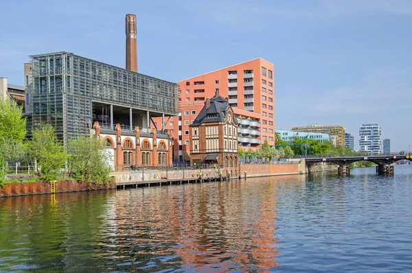 Berlín Alemania Abril 2018 Radialsystem Centro Cultural Eventos Con Edificio —  Fotos de Stock