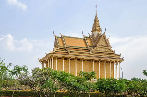 Templo Principal Centro Meditación Budista Vipassana Dhura Oudong Camboya Vista — Foto de Stock