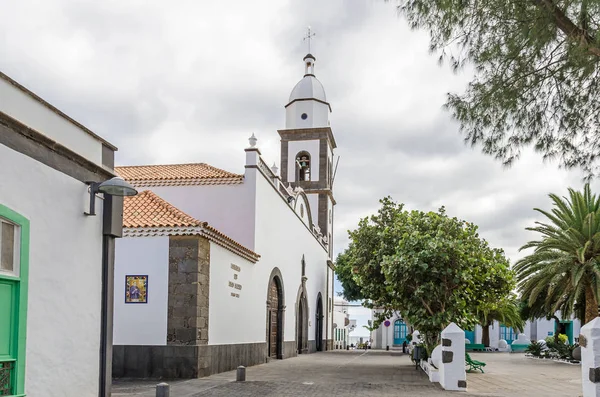 Arrecife Espanha Novembro 2018 Típico Para Praça Cidade Velha Pátio — Fotografia de Stock