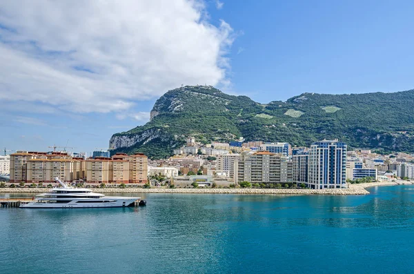 Gibraltar Território Ultramarino Britânico Novembro 2018 Porto Baía Gibraltar Dominados — Fotografia de Stock