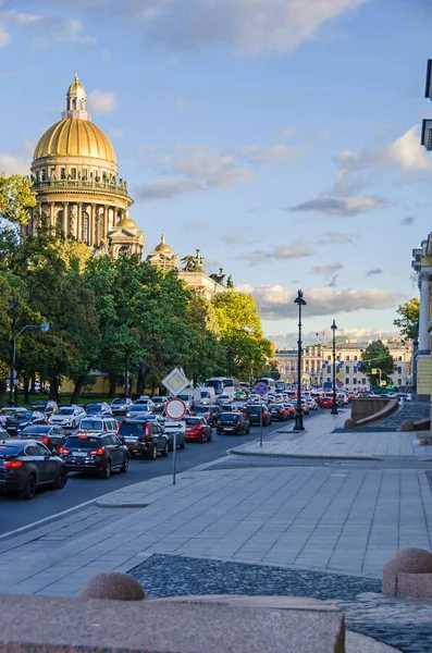 Saint Petersburg Russia September 2018 Isaac Square Saint Isaac Cathedral — Stock Photo, Image