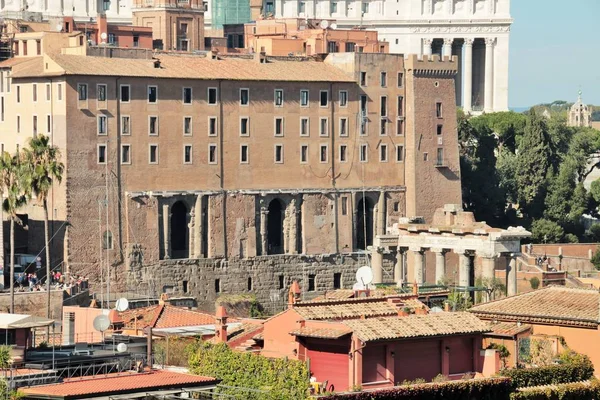 Řím Itálie 2015 Ilustrativní Redakční Přehled Muzeí Capitolin Vysokého Bodu — Stock fotografie