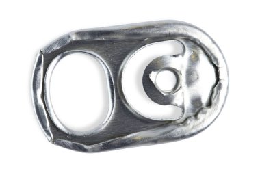 Bira anahtarı, beyaza yakın çekim, izole.