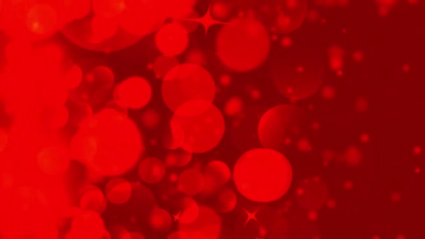 Fond rouge foncé abstrait avec des lumières défocalisées bokeh 