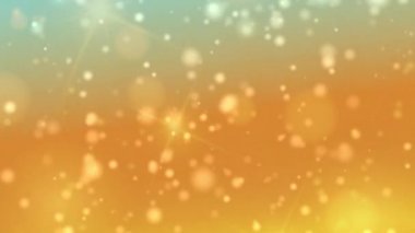 Altın bokeh ışıklar parçacıklar ve starglow