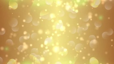 Altın bokeh ışıklar parçacıklar ve starglow