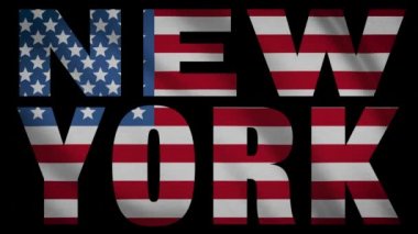 ABD bayrağı New York maskesi