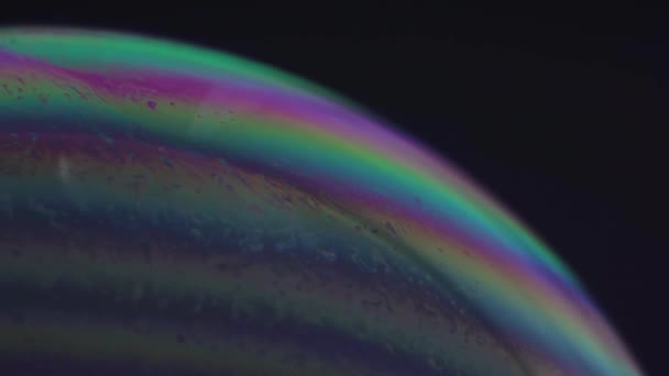 翡翠蓝色和紫色泡泡 — 图库视频影像