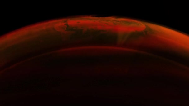 赤暗いバブルの惑星 — ストック動画