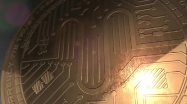 Kripto para birimi yazarlık sikke 3d işleme blockchain